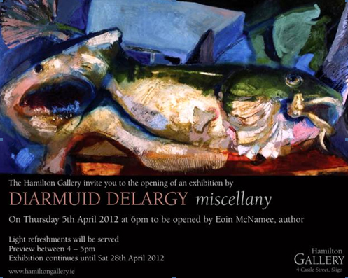 Diarmuid Delargy's Miscellany exhibition invititation